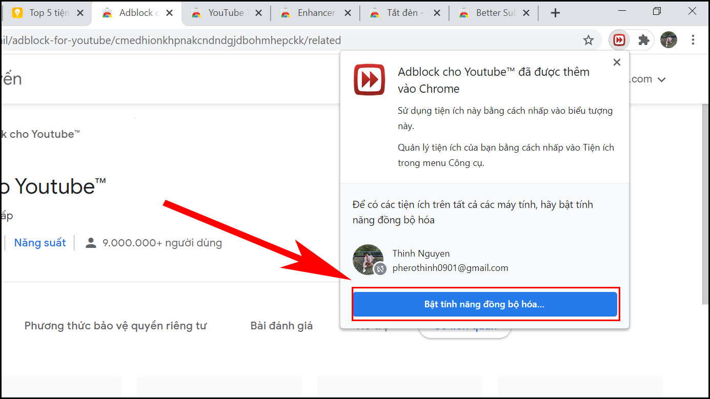 Bật t&iacute;nh năng tự động h&oacute;a.